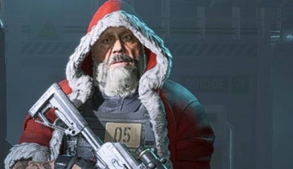 Battlefield 2042 Santa Skin: an operator can be seen wearing the santa costume.