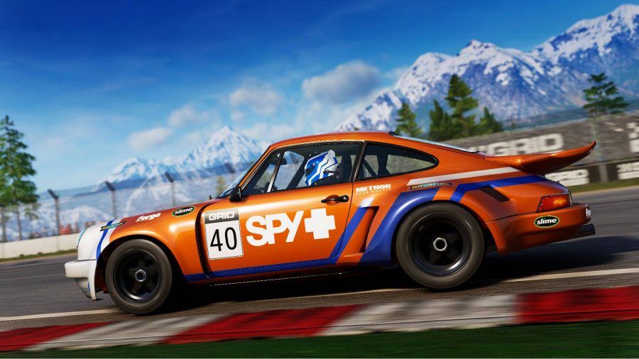 GRID Legends Preview: a side-view of a car can be seen.