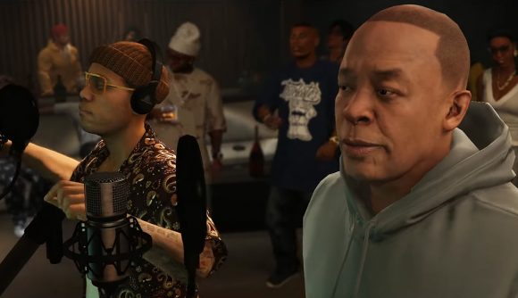 Dr. Dre and Anderson Paak in GTA Online: The Contract