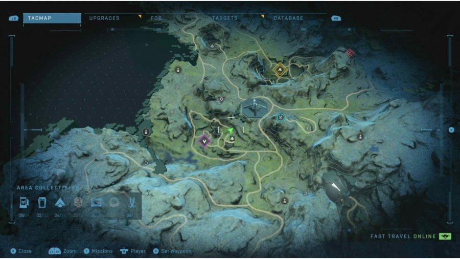 Halo Infinite Audio Log Locations: The image shows the location of the audio log.