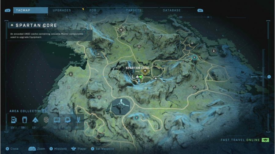 Halo Infinite Audio Log Locations: The image shows the location of the audio log.