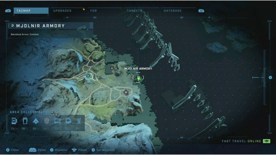 Halo Infinite Mjolnir Armory Locker Locations: The image shows the location of this locker.