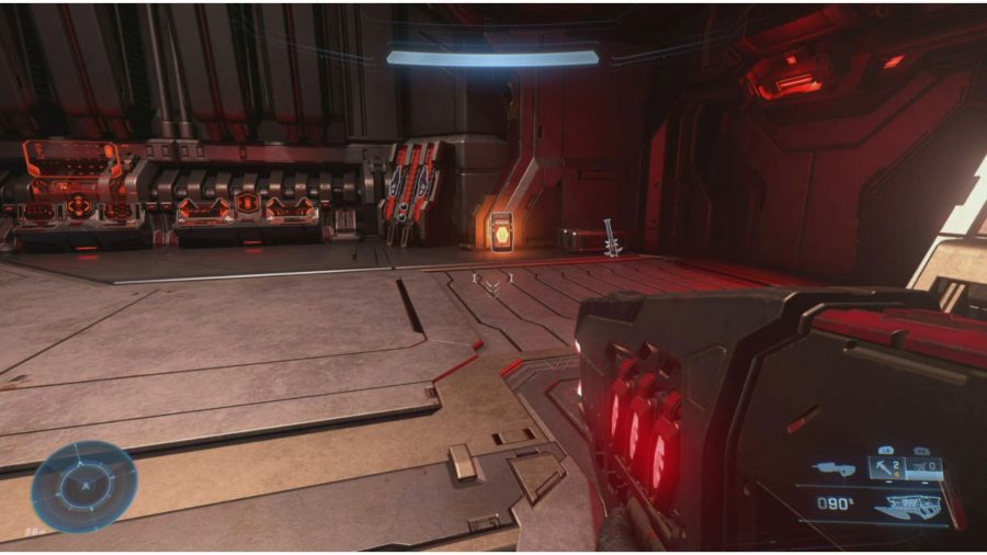 Halo Infinite Warship Gbrakkon Collectible Locations: The location showing the Audio Log location.