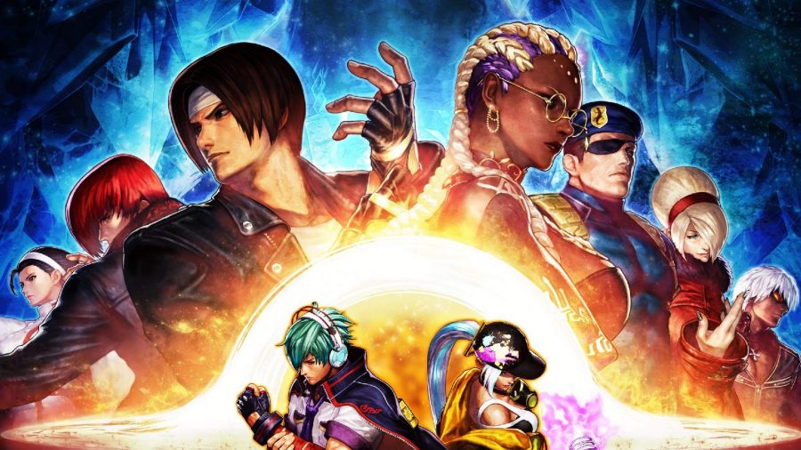 Xbox Game Pass 2022 day one launches: Multiple fighters are seen on the key art for The King of Fighters XV