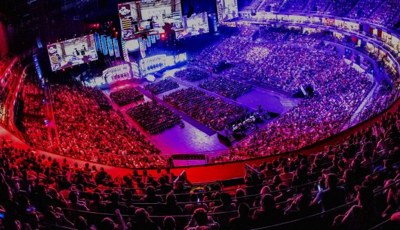 ESL FACEIT Bought: The inside of an esports arena mid tournament