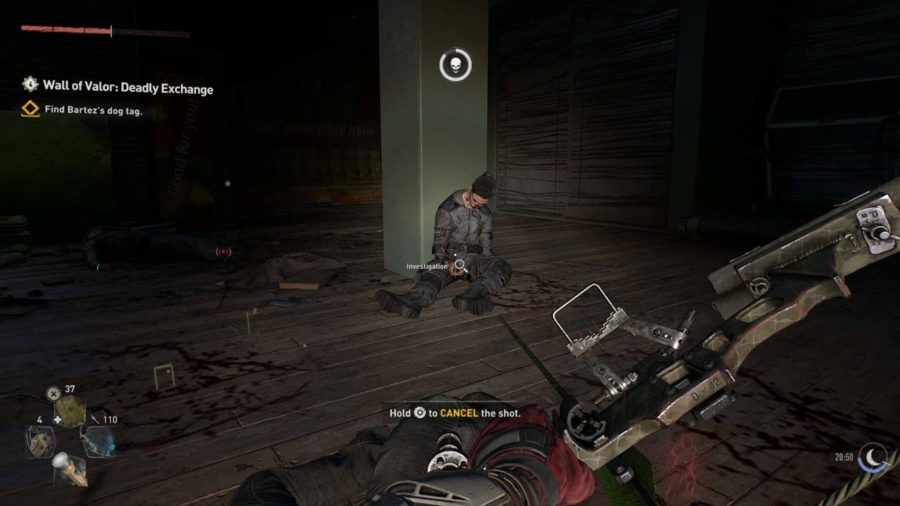 Dying Light 2 Dog Tag Locations: Bartez can be seen laying on the floor.