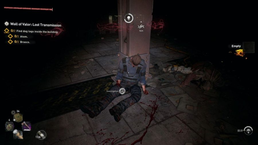 Dying Light 2 Dog Tag Locations: Brasco can be seen laying on the floor.