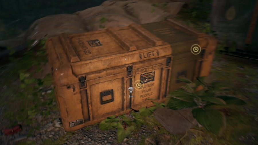 Dying Light 2 Military Tech: The crate, holding the military tech can be seen