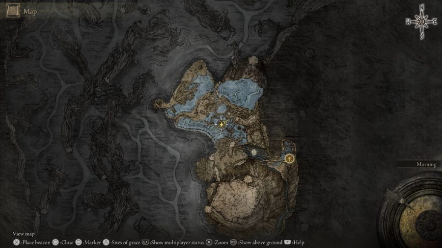 Elden Ring Map Locations: The map location can be found on the map.