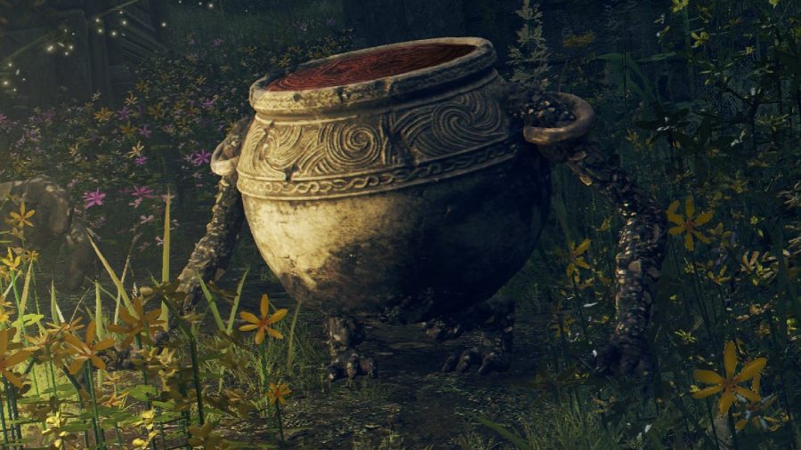 Elden Ring Pot Boy Location: One of the pot creatures can be seen around a Site of Grace