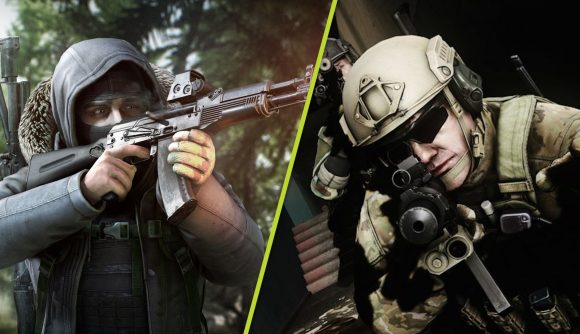 Escape From Tarkov left handed PMCs: Two players, one scav, one PMC point rifles