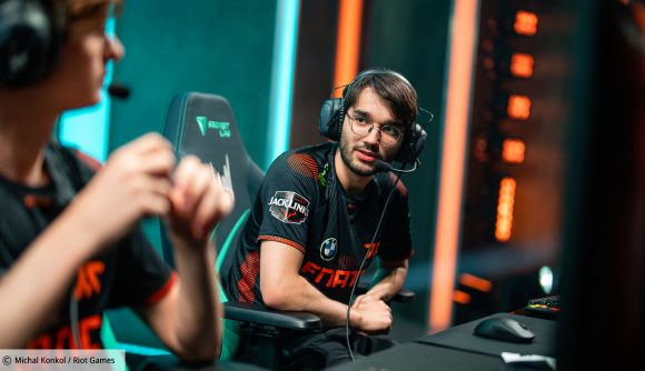 LEC Hylissang playing for Fnatic's League of Legends team