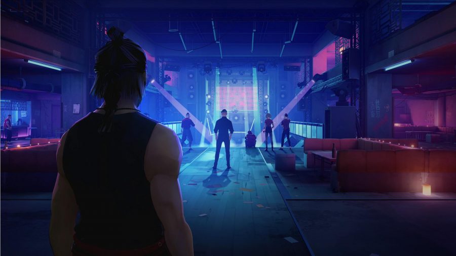 Sifu How Many Deaths: The protagonist can be seen walking into a club full of enemies.