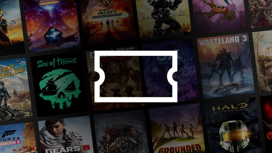 An image showcasing several Xbox Game Pass games.