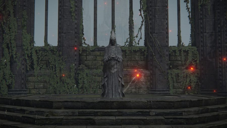Elden Ring Hot To Revive NPCs: The map shows the statue in the Church of Absolution