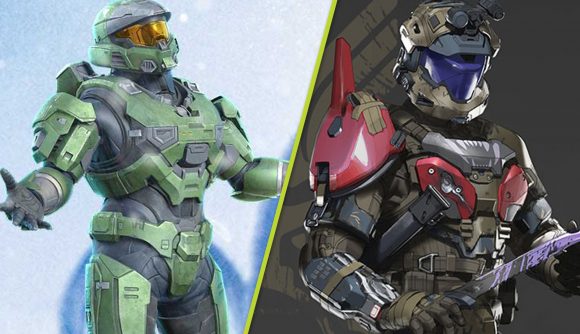 Halo Infinite field of view makes master chiefs legs disappear master chief shrugging