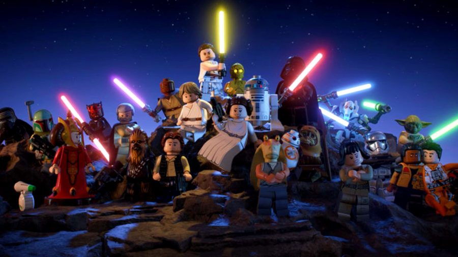 Lego Star Wars: The Skywalker Saga Character List: A group image of several of the most popular Lego Star Wars characters.