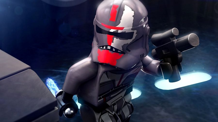 Lego Star Wars The Skywalker Saga DLC character packs The Bad Batch: An image of Lego Hunter
