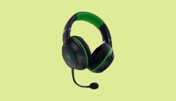 Razer headset, Kaira Pro for Xbox on a plain background.