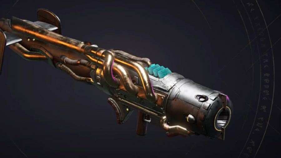 Tiny Tina Wonderland Legendary Weapons: Cannonball of Ardor can be seen in the menu