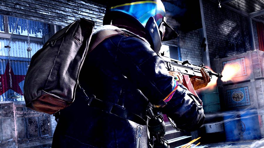 Warzone Vargo 52 Unlock: An image of an operator using the Vargo 52 assault rifle in Black Ops cold War