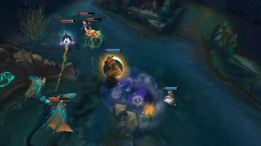 Best MOBA games: A League of Legends game being played