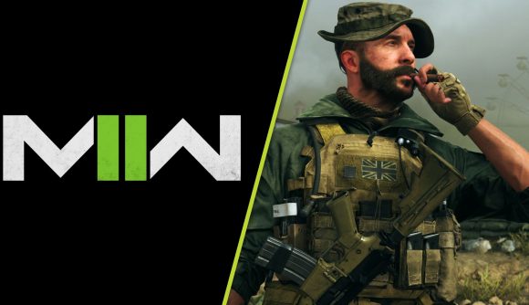 Call of Duty Modern Warfare 2 Logo: The Modern Warfare 2 logo can be seen alongside Captain Price.