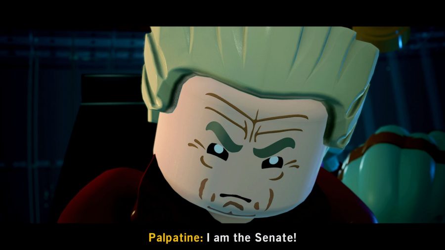 Lego Star Wars The Skywalker Saga PS5 Review: Lego "I am the Senate" meme