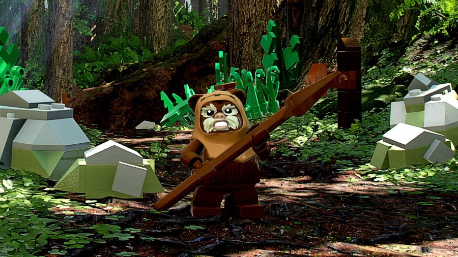 Lego Star Wars The Skywalker Saga Scavenger abilities upgrades: Lego Wicket from Return of the Jedi