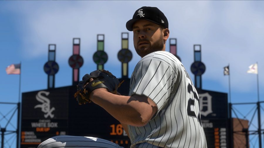 mlb the show 22 how to get stubs baseball pitcher prepares to throw the ball at the batter