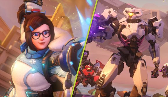 Overwatch 2 developer Blizzard has been working on a new PvP FPS game: Mei from Overwatch next to a robot