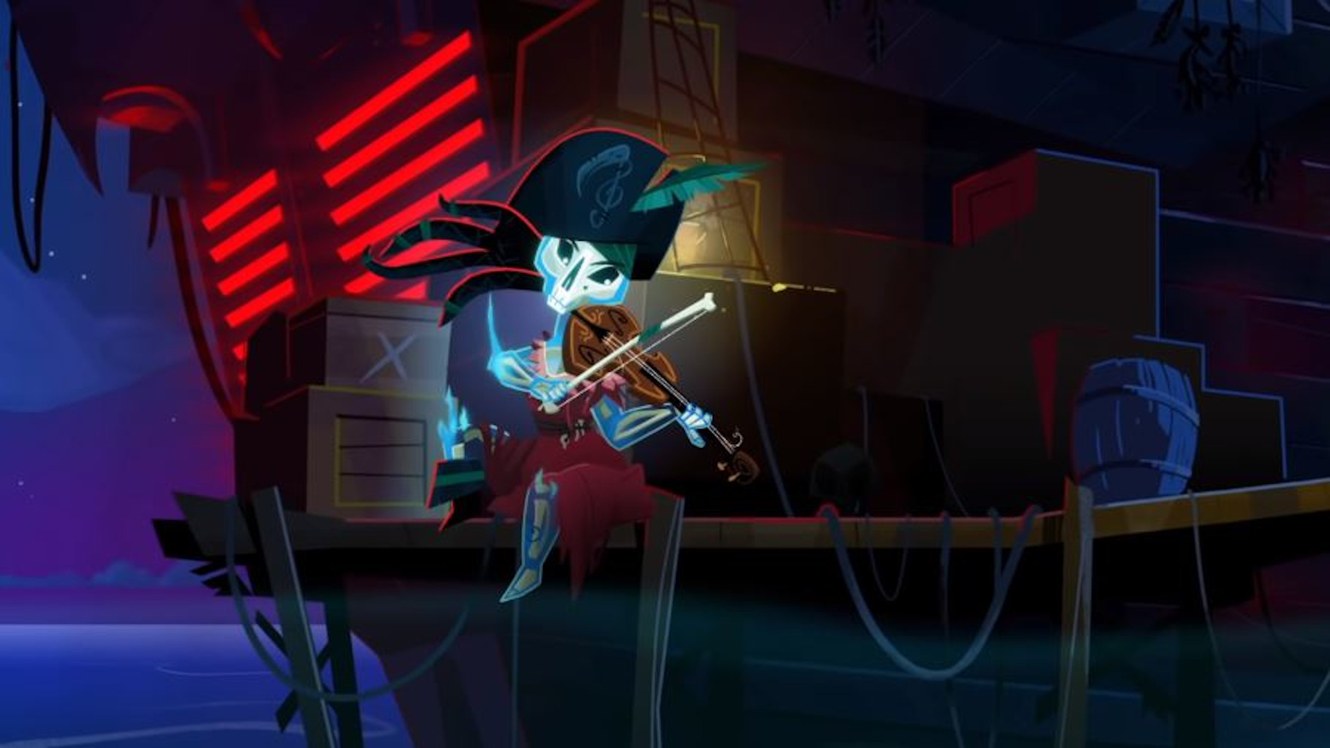Return to Monkey Island: A ghostly pirate plays the violin