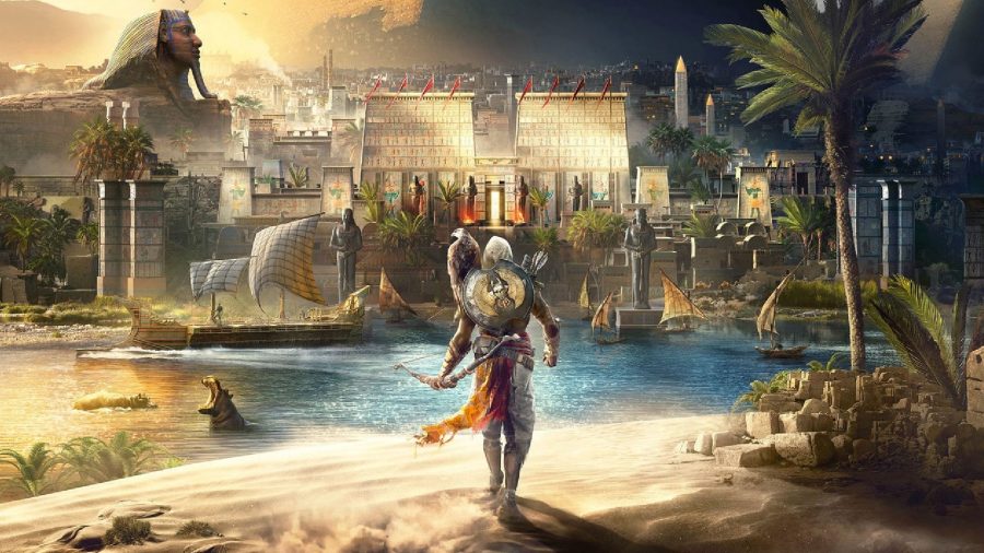 Xbox Game Pass June 2022 Free Games: Bayek can be seen walking through Egypt