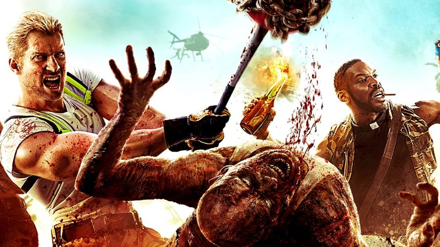 Dead Island 2 release date: An image of a man hitting a zombie in the face with a mallet-type item