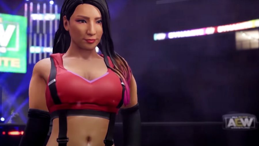 AEW Fight Forever release date: An image of a female wrestler from AEW Fight Forever