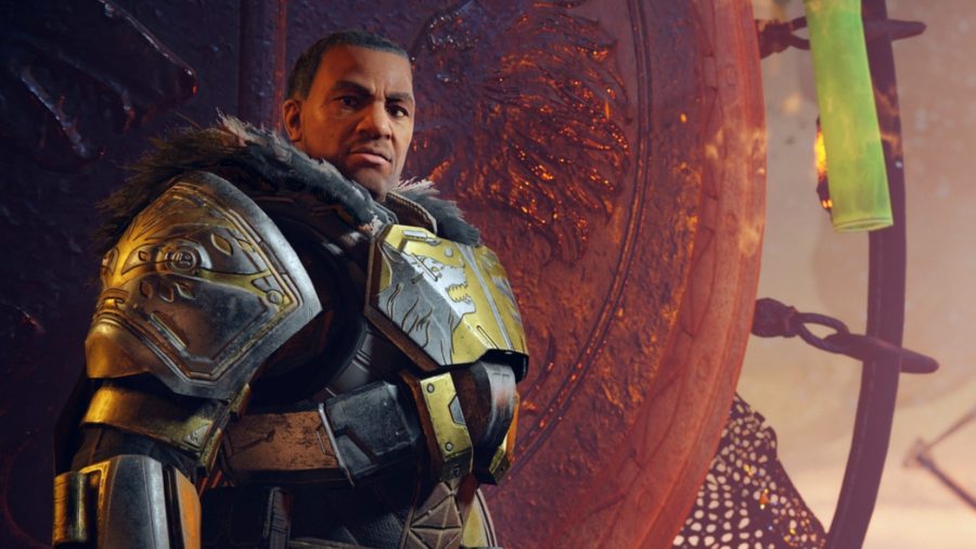 Destiny 2 Season 17 release date: Lord Saladin of Destiny 2's Iron Banner stands in his armour