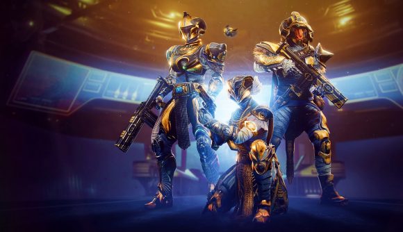 destiny 2 season 17 vault space increase coming to the bungie looter shooter guardians pose with weapons in new art