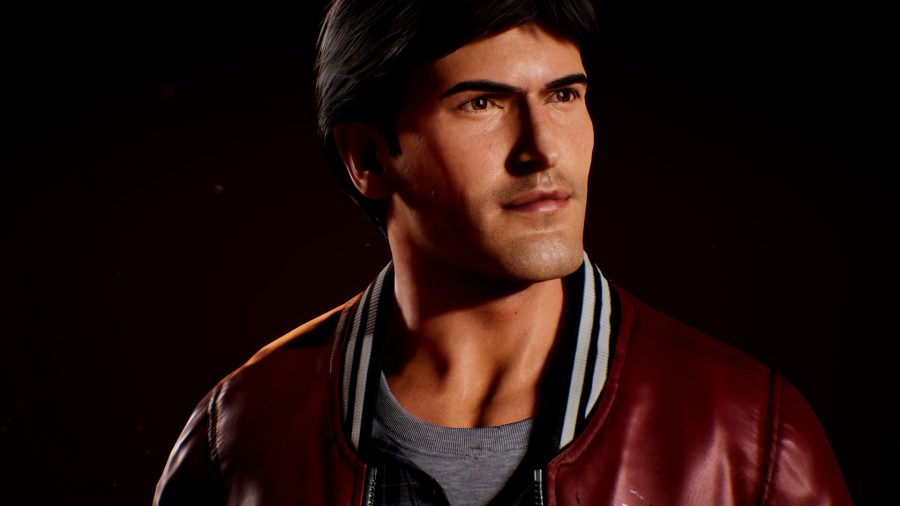 Evil Dead The Game Trophy List: An image of Ash (Evil Dead) in his College outfit in-game