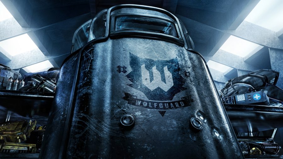 Rainbow Six Siege Operation Vector Glare release date: a shield with the Wolfguard logo on it