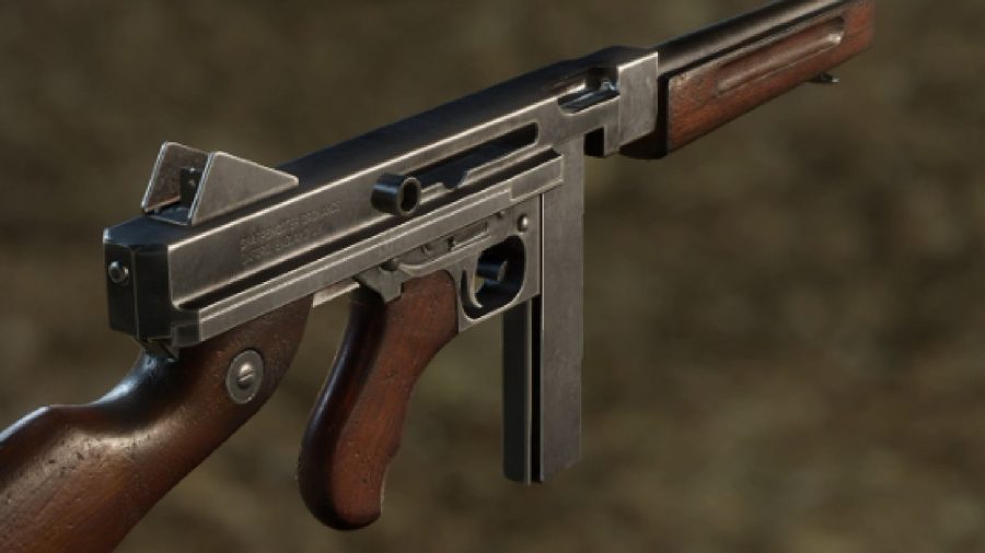 Sniper Elite 5 Weapons: The M1A1 Gov. can be seen in the menu