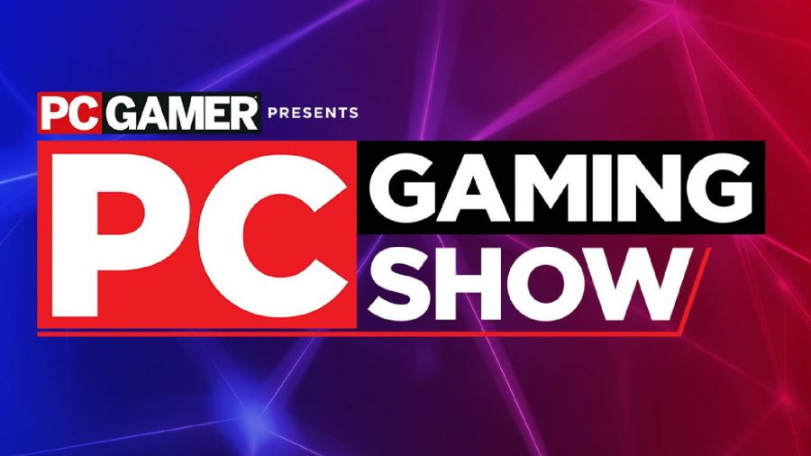 Summer Games Fest Schedule: The PC Gaming Show logo can be seen, placed against a blue and red background