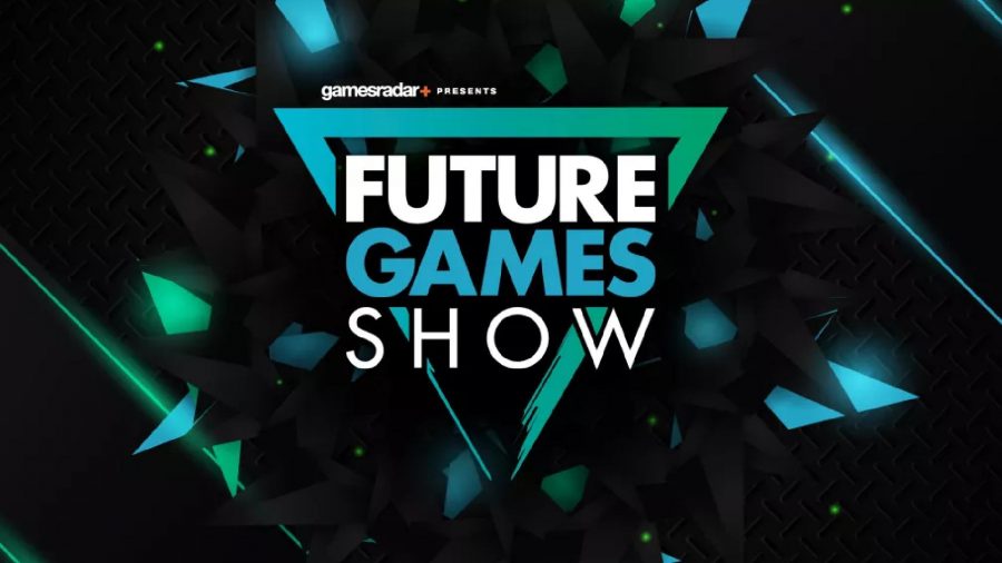 Summer Games Fest Schedule: The Future Games Show logo can be seen, against a triangle aqua background