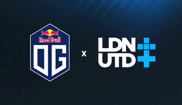 OG Esports partners up with LDN UTD's Valorant team to form OG LDN UTD: OG and LDN UTD logos