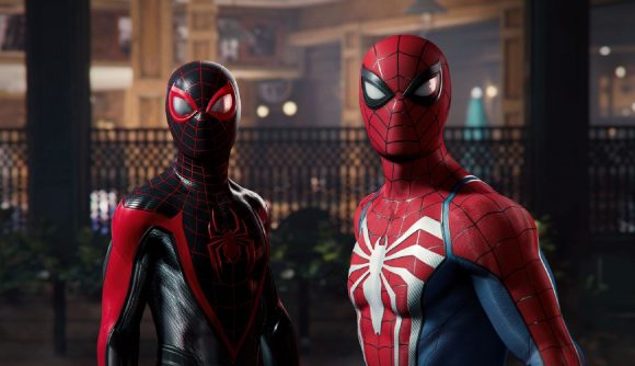 Xbox Marvel game: Both Peter and Miles can be seen standing next to one another in New York.