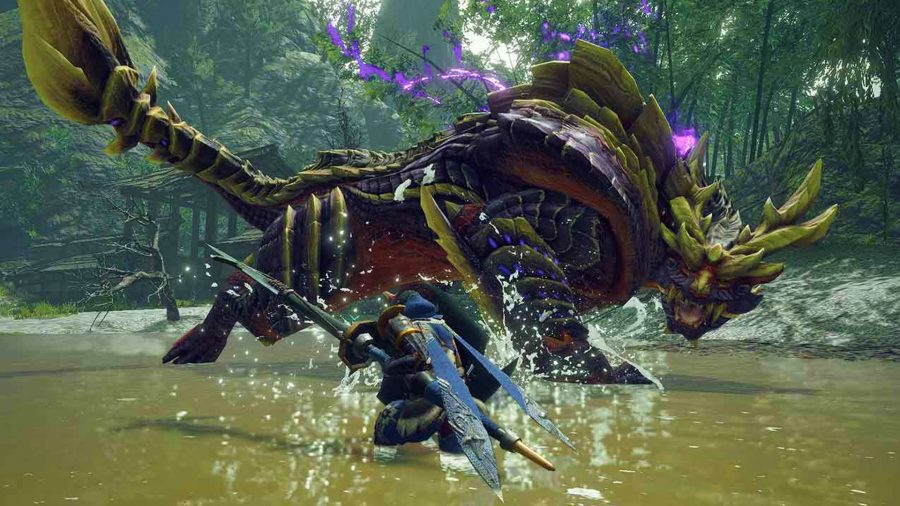 best switch exclusives monster hunter rise fighting a creature