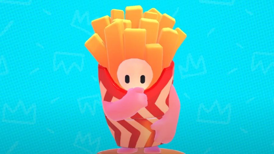Fall Guys French Fries skin: Fall Guys costume French Fries