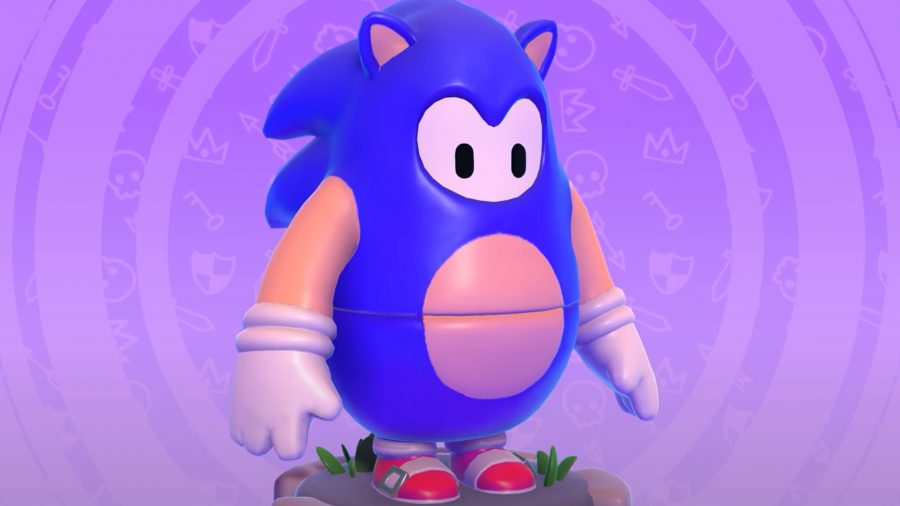 Fall Guys Sonic the Hedgehog skin: Fall Guys costume for Sonic the Hedgehog