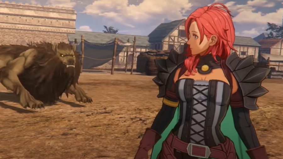 Fire Emblem Three Hopes Characters: Hapi can be seen looking at an enemy