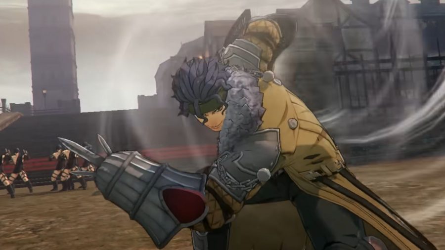 Fire Emblem Three Hopes Characters: Balthus can be seen preparing to attack