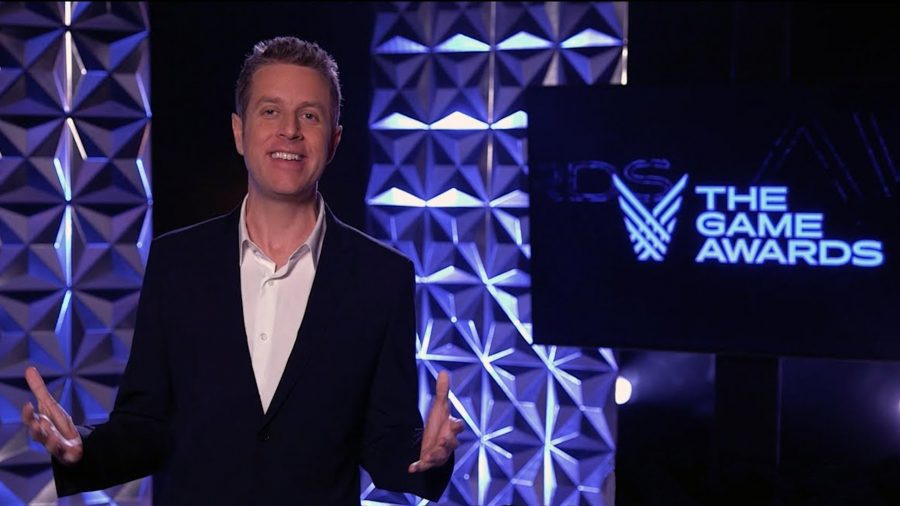 Geoff Keighley presenting the Game Awards